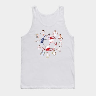 USWNT Heart USA Flag Soccer Ball Tank Top